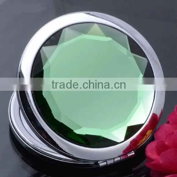 Fashion rhinestone crystal bling folding mirrors