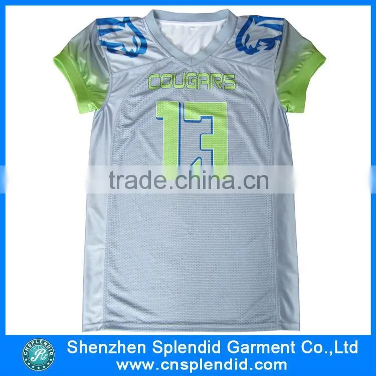 Custom Designed American Football Jerseys, Cougars team football uniforms for sale