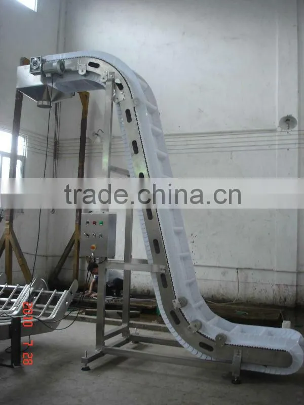 Swan neck conveyor
