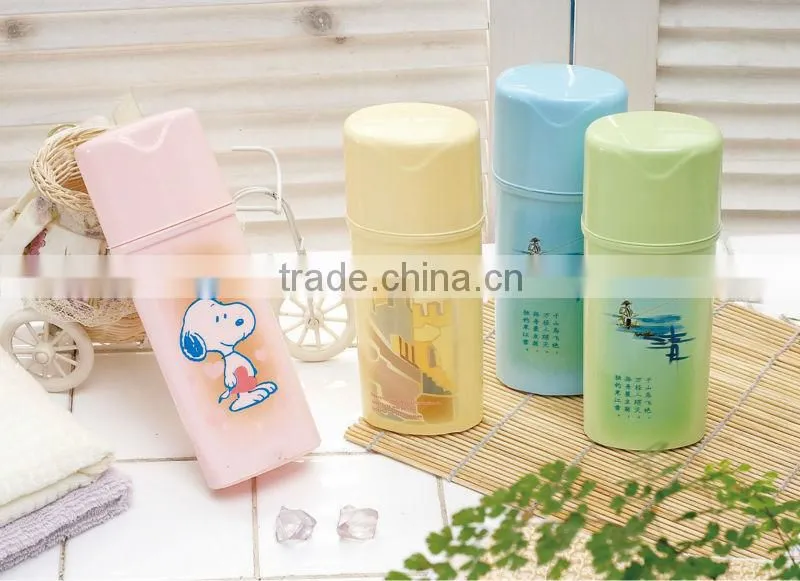 high grade plastic travel toilet things box , tooth brush for promotion items3096