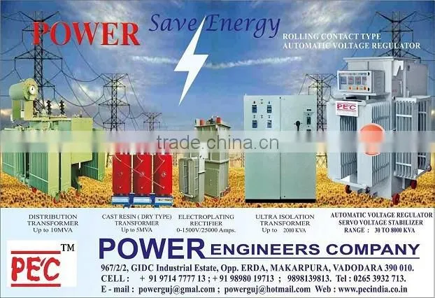 servo voltage stabilizer 1000 KVA 3 phase