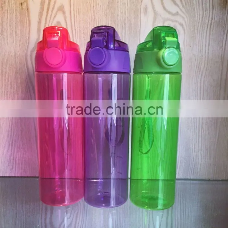 wholesale custom logo bpa free plastic water bottles