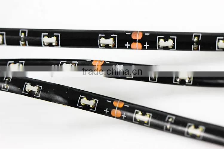 New Products 335 LED Strip Black Side Emitting LED Flexible Strips Lights Waterproof 12V Lights For Home