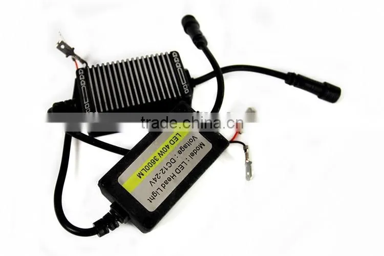 2016 new arrivals 12V 40W led headlight waterproof r3 led headlight H3 6000K demon eyes headlights