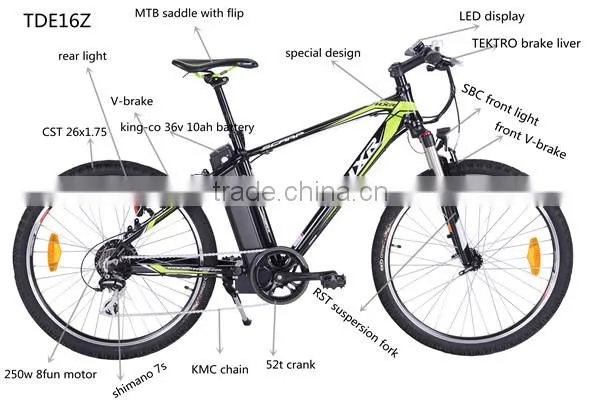 HXR mountain electric bike