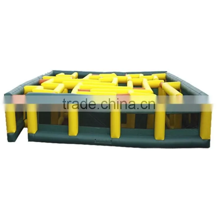 hot sale and new design custom commercial used outdoor inflatable interactive adult maze sport game prices for sale