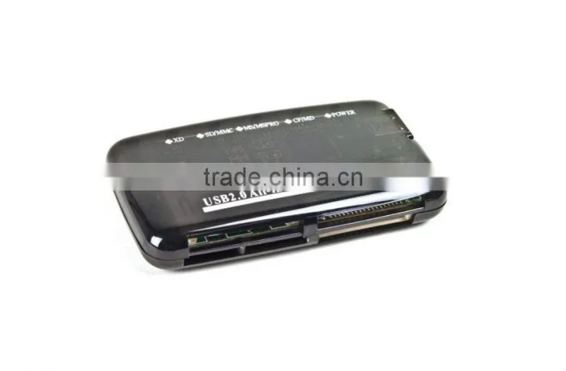 Mini All-in-1 USB 2.0 Memory Card Reader with USB Cable