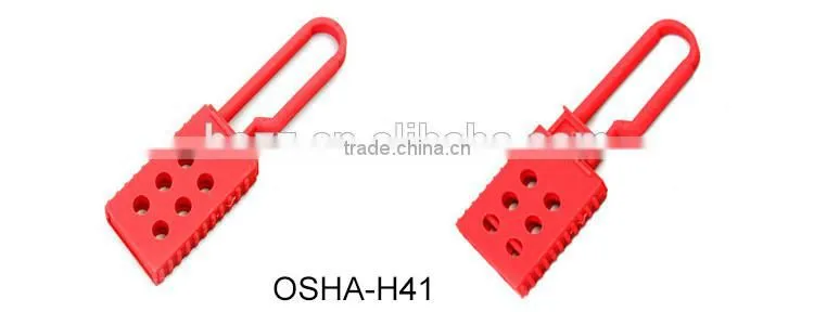 Non-conductive nylon Dielectric Lockout Hasp Safety OSHA-H41