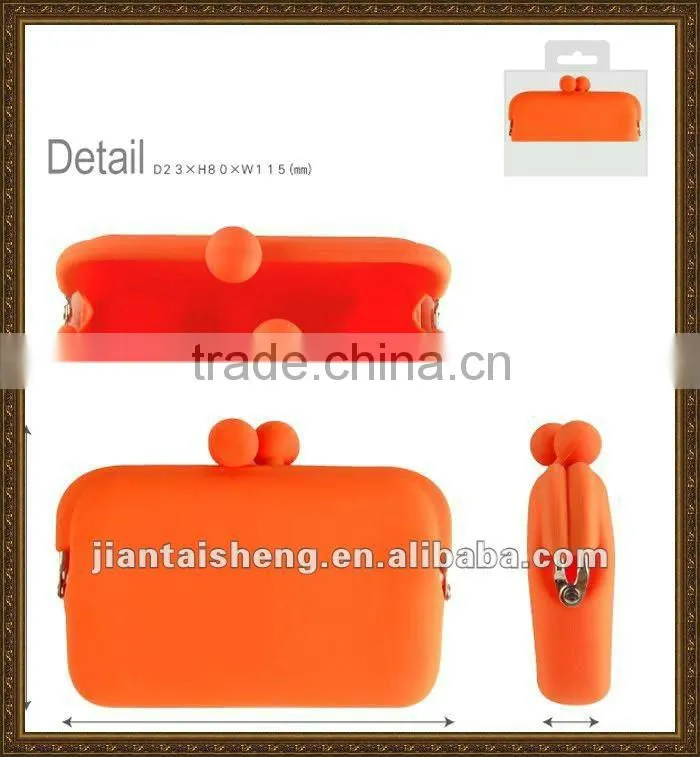 Silicone cell phone pouch, colorful silicone bag