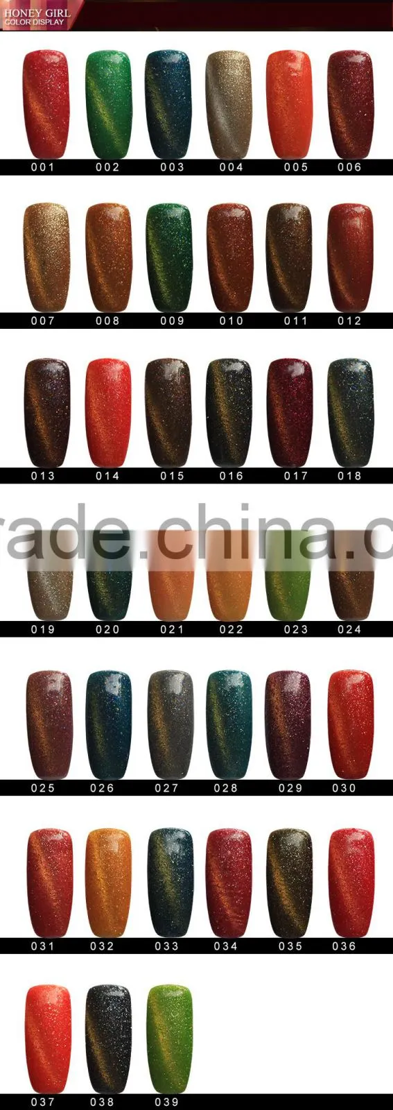 New arrived magnetic diamond cat eye uv gel for nail