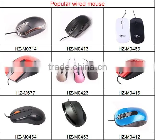Brazil Hotsale Precise Tracking Laser Wired Mouse HZ-M0314