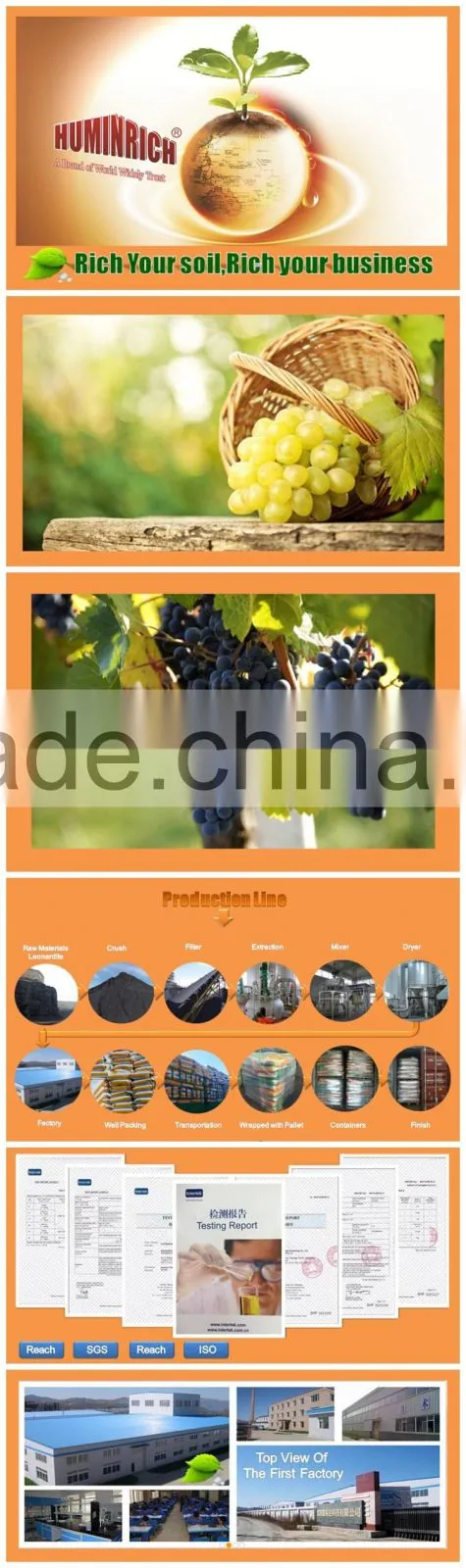 Huminrich Leonardite Source Rich In Organic Matter Humic Acid Powder Soluble
