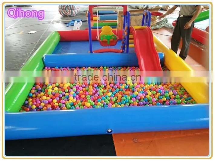 Inflatable rectangle pool/ PVC inflatable ball pit pool for children/ inflatable swimming pool singapore