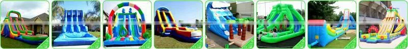 Adult beach game super high inflatable slide