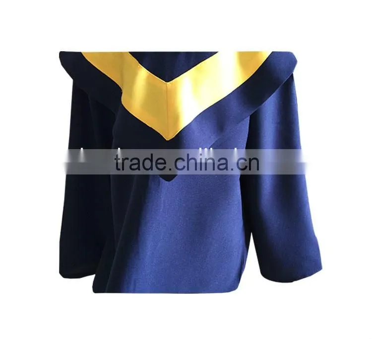 Beautiful customized children graduation gown for kids