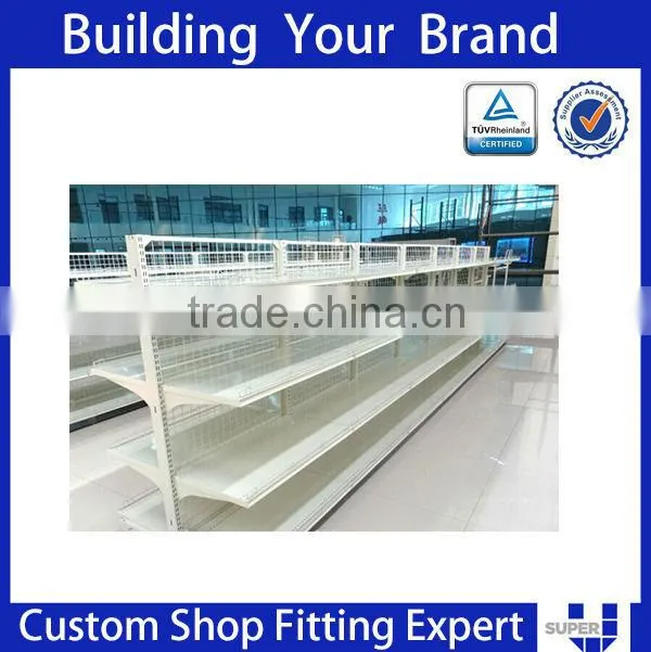 hot sale supermarket metal powder coated ribbon display rack