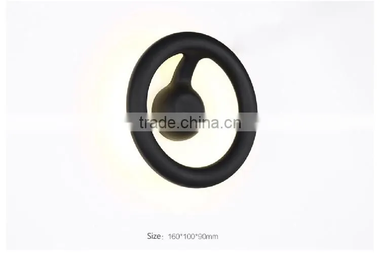 2015 New Arrival SMD5730 Round Wall Light 240V Acrylic Wall Lamps