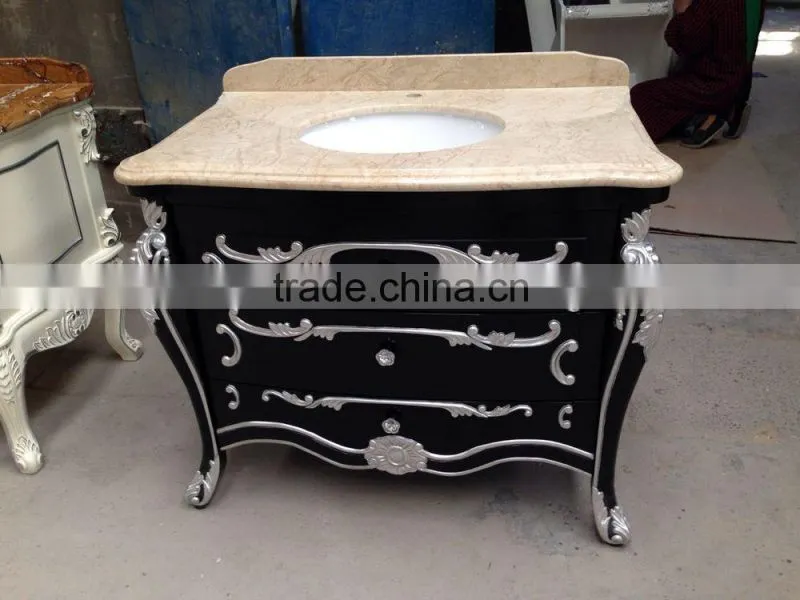 factory cheap antique bathroom vanity cabinet price made in china