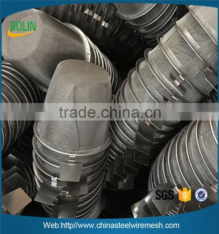 Sintered stainless steel dome metal filter cap