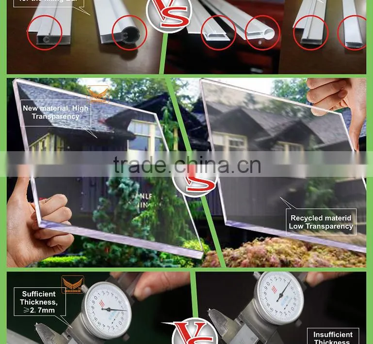 Modern transparent awning small window awning parts for plastic door canopy awning