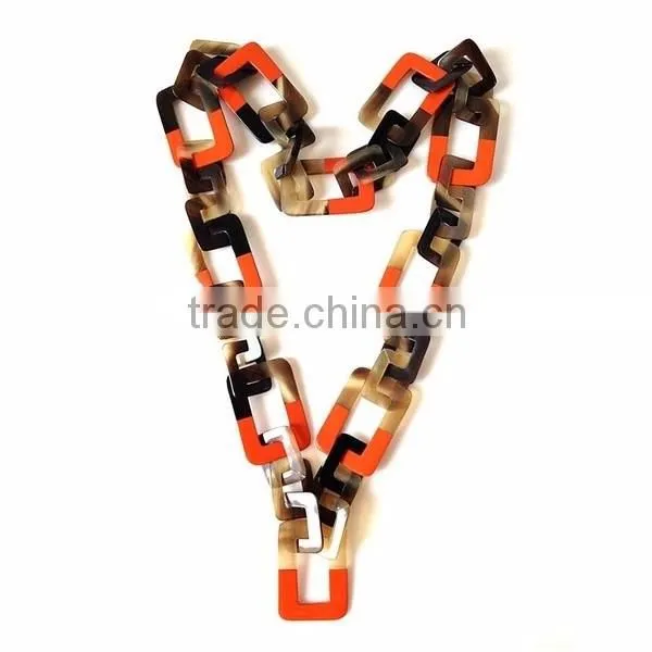 Best selling eco-friendly handmade nice brown buffalo horn necklace jewelry Viet Nam,