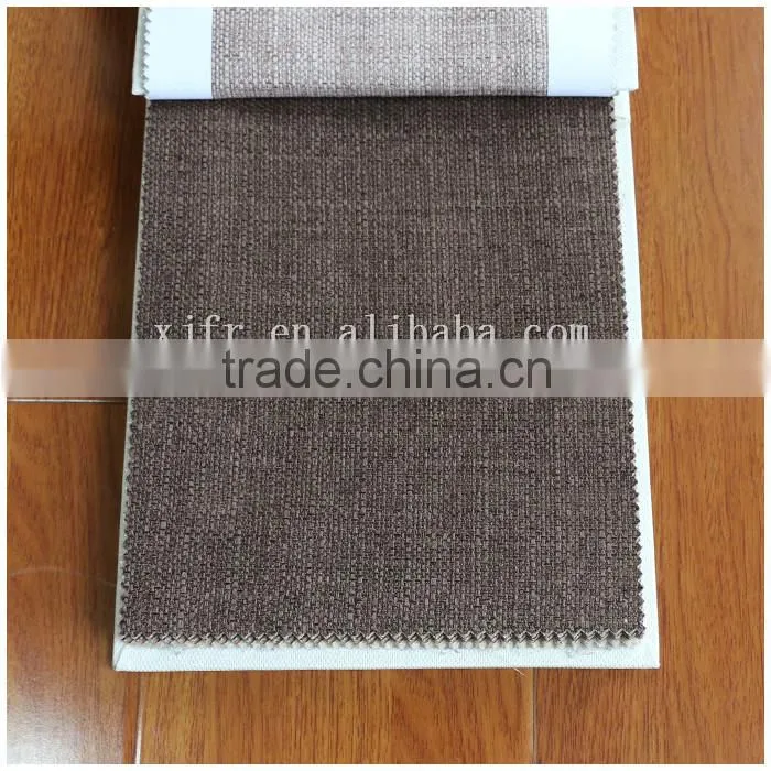 American design gray permanent fire retardant woven copy linen fabric XJCD 0818