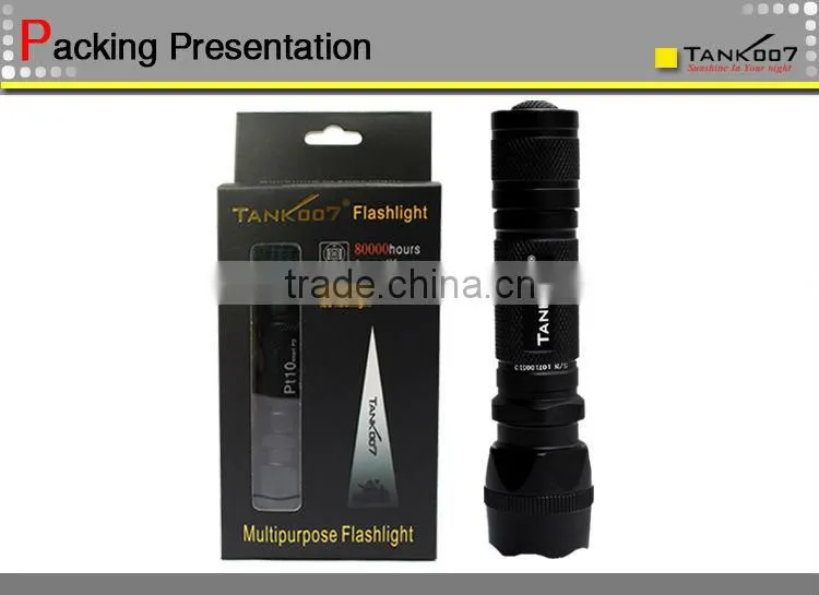 military quality torchlight Max 500LM and 280m distance 5 modes torchlight