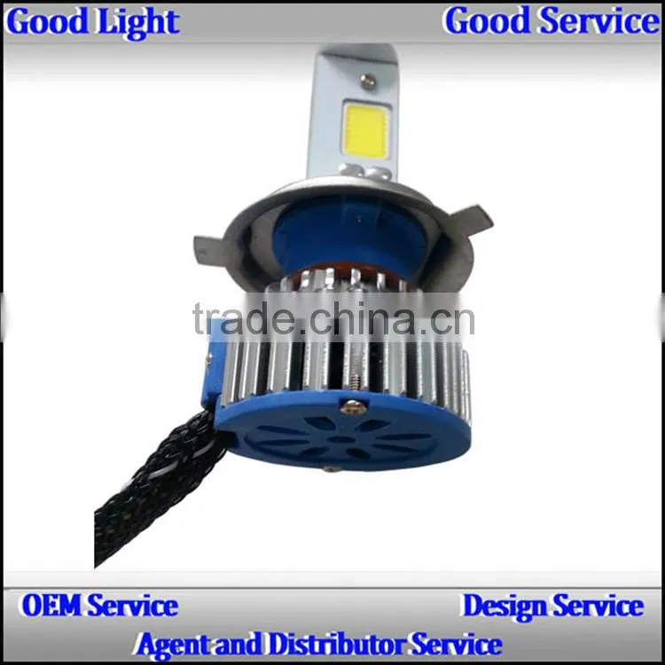 ovovs Super bright DC24V 12V 24w car led headlight 2600LM H4 h1 h3 for Motorcycle parts