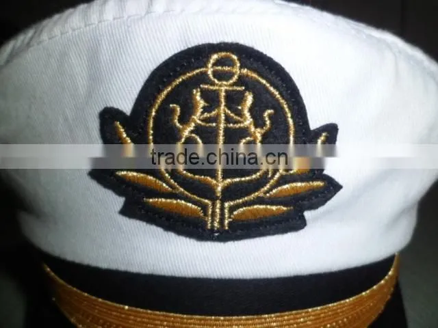 Hot Sale Custom Embroidery Sailor Hat For Baby