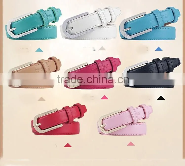 OEM/ODM welcome, genuine leather belt women for hot sell
