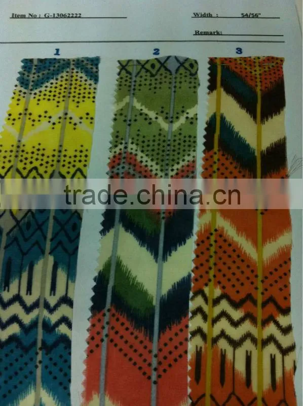 US$ 1/M up Chiffon Print Fabric Textile Stock Stocklot:G-13062222