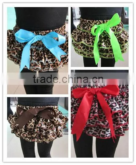 Fashion Design cute multicolor chevron print satin bloomer for kids