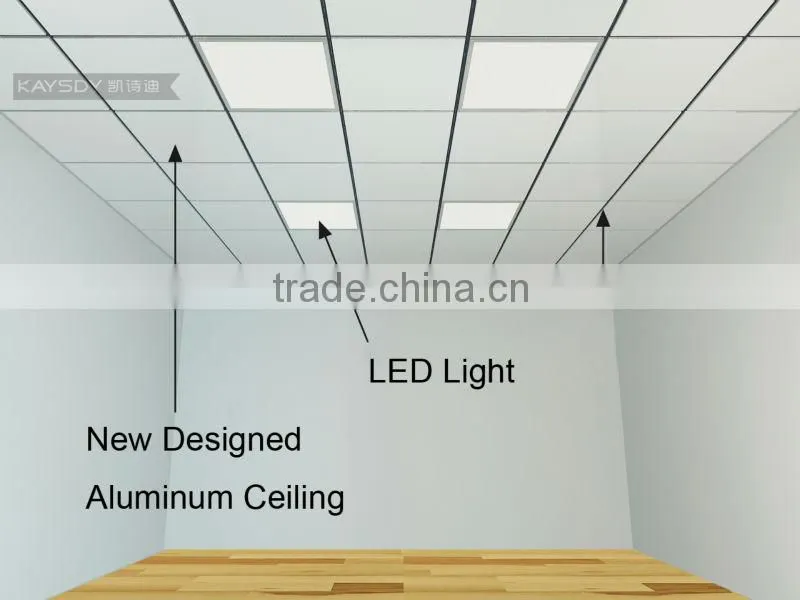 stiff design new type aluminum suspended false ceiling