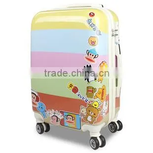 printed hard luggage set