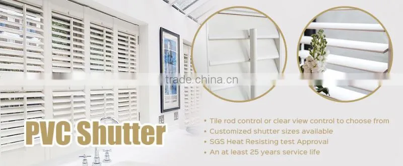 PVC shutter window canada pvc window