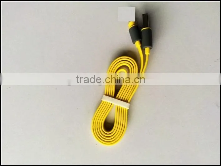 micro and I5 flat usb cable with transparent lid for mobile