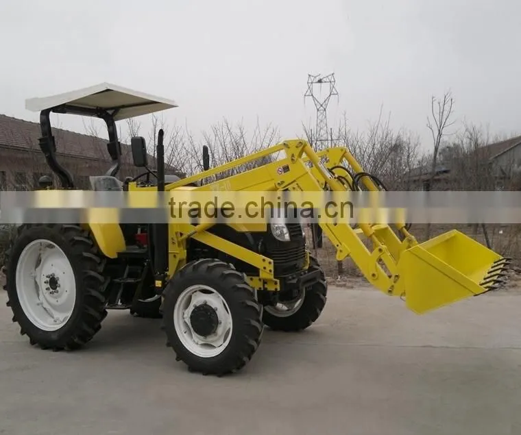 CE certificate TZ-10 70-100HP 4WD Tractor Front end loader with Standard bucket