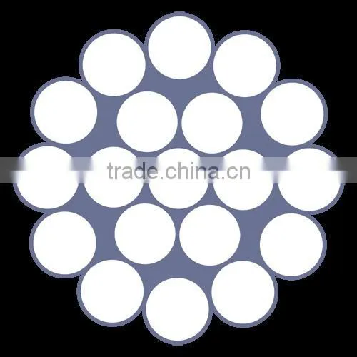 1x19 Galvanized steel wire rope