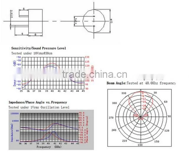 25KHZ 40KHZ ultrasonic fuel sensor diesel