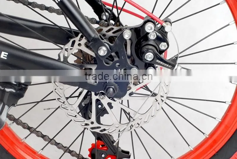 20-inch folding mountain bike 21 speed high-carbon steel full suspension folding bike