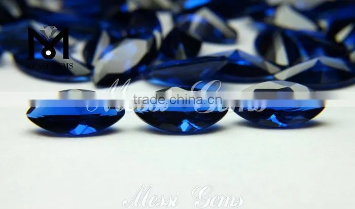 High Fashion Synthetic loose stones marquise 6 x12 mm 113 Bule Spinel