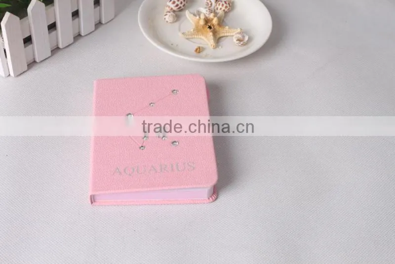 Customize small size leather notebooks cheap pocket notepads