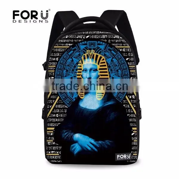 900D Mona Lisa Series Women Laptop Bag,Laptop Backpack,Laptop Bag