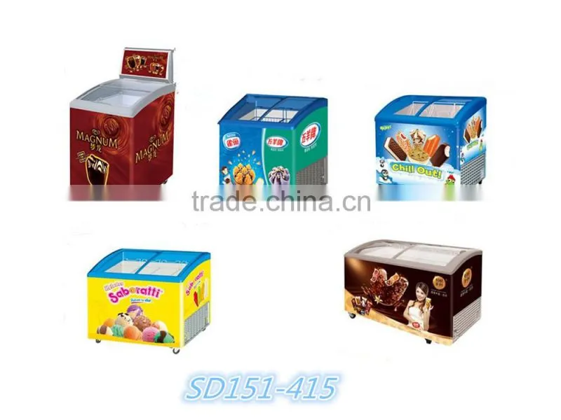 Best Sale Sliding Glass Door Chest Freezer Commercial Freezer Chest Freezer