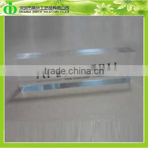DDB-0151 Trade Assurance Acrylic Logo Block Triangle
