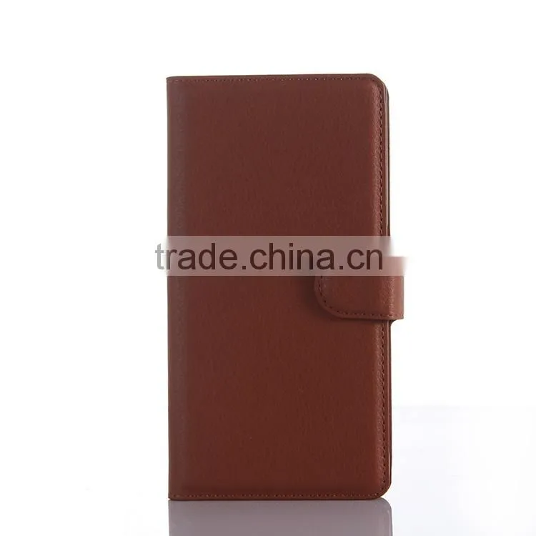 Cheap goods from china Credit Card Slots Wallet Lychee Leather pu leather cover for sony z5 premium wholesale alibaba