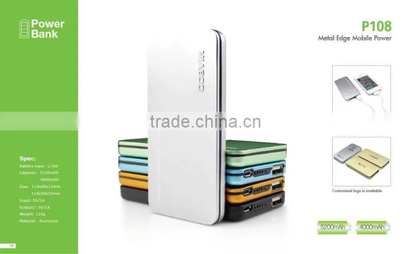 2016 Hot selling slim 3000mah credit card portable power bank silm bank power 2 IN 1 USB Charger