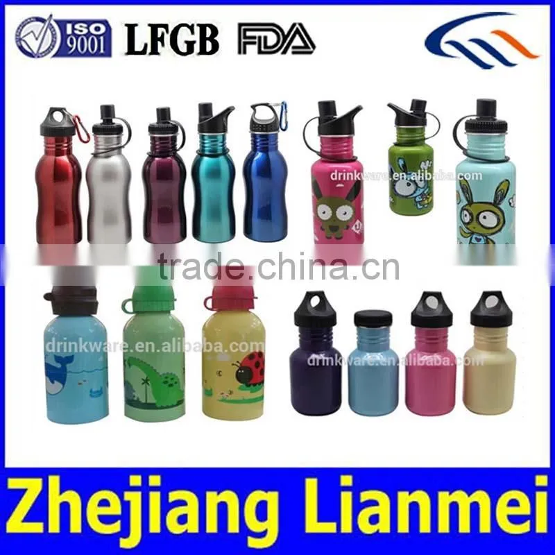 Eco-friendly FDA LFGB stainless steel vacuum water bottle, sport water bottle, military water bottle