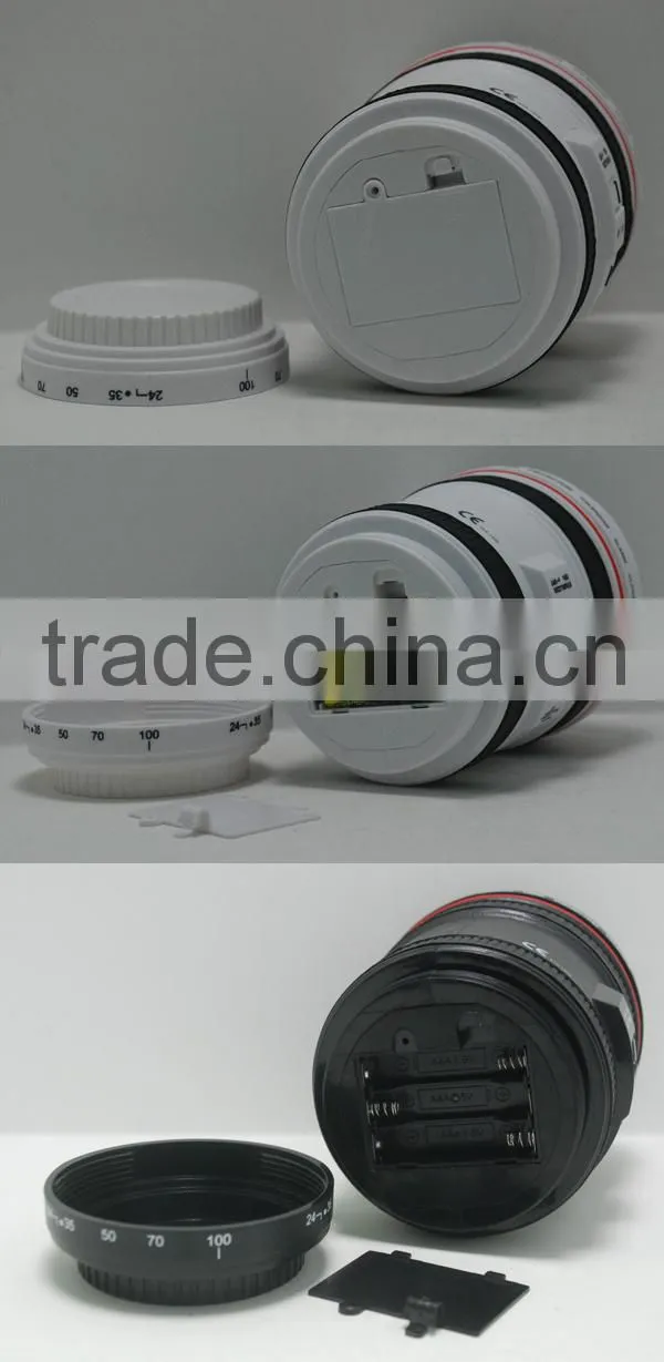 2015 Alibaba China Supplier Produce the New Fashion Camera Lens Colourful Battery Operated Projection Light
