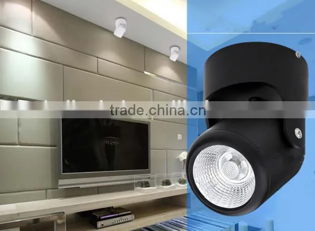 360 degree rotating surface mounted led ceiling light